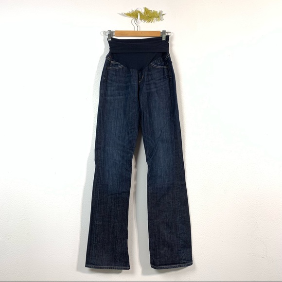 Citizen of Humanity A Pea in a Pod maternity bootcut denim jeans w/ bel… - Picture 3 of 16